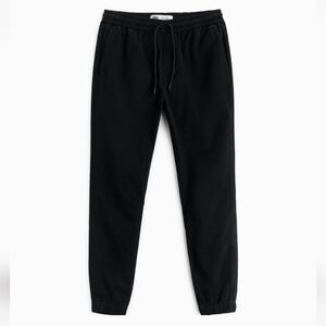 Zara‎ Black Suede Joggers Size XS